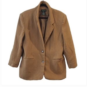 Hunt Club Wool Blazer Women’s 18 Camel Jacket Classy Corpcore Old Money Capsule